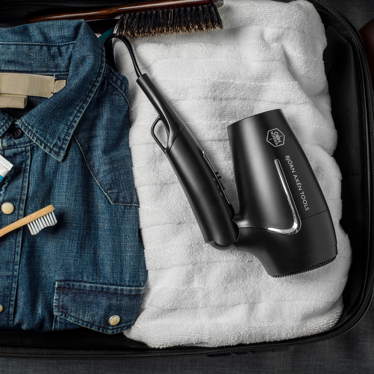 OBH Nordica Björn Axén Flow hårfön 5188 svart