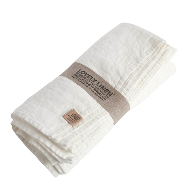 Lovely bordsduk linne 145x300 cm Off-White