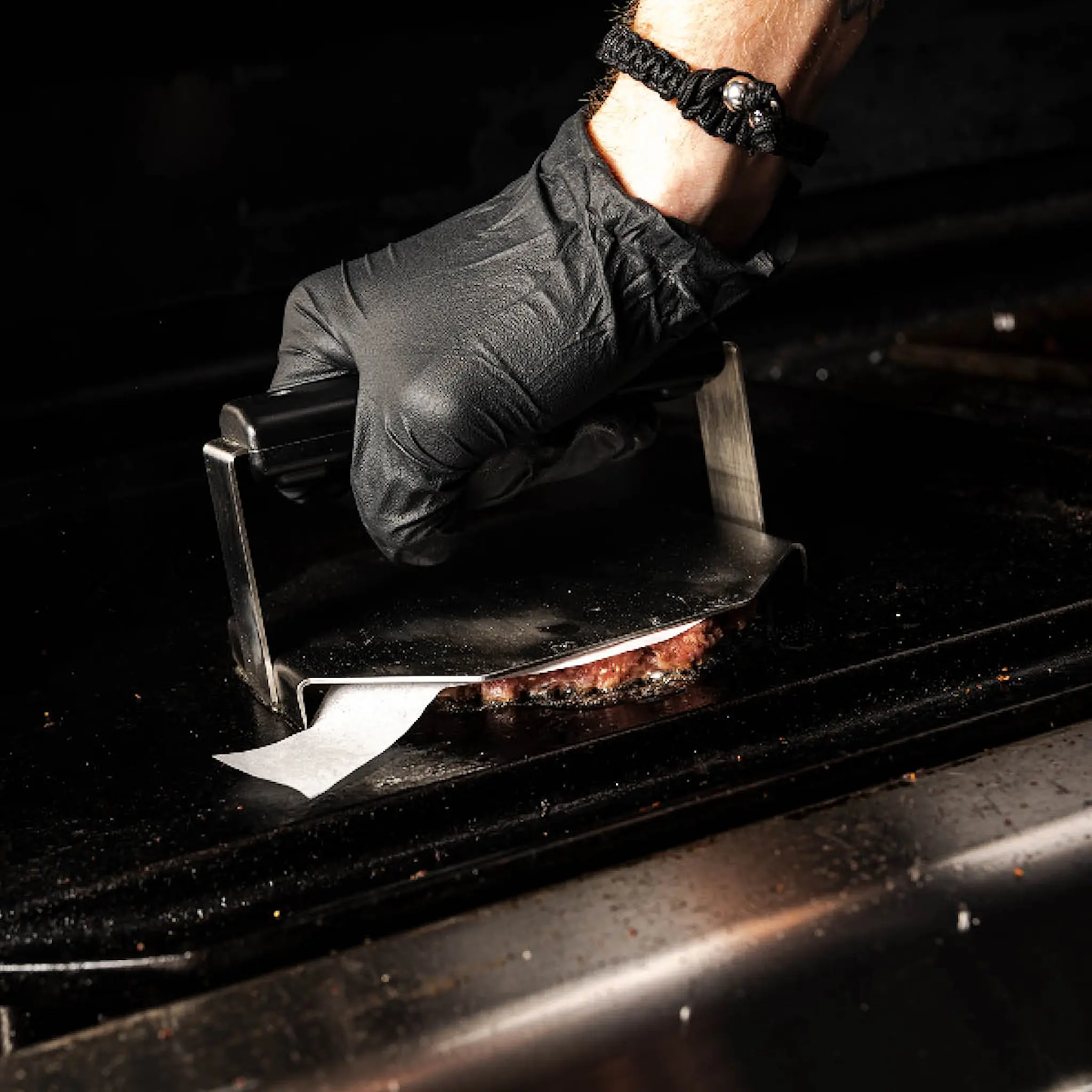 Broil King Hamburgerpress 6x5 cm rostfritt stål