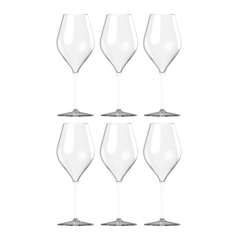 Quattro Supreme champagneglass 38 cl 6 stk tritanplast