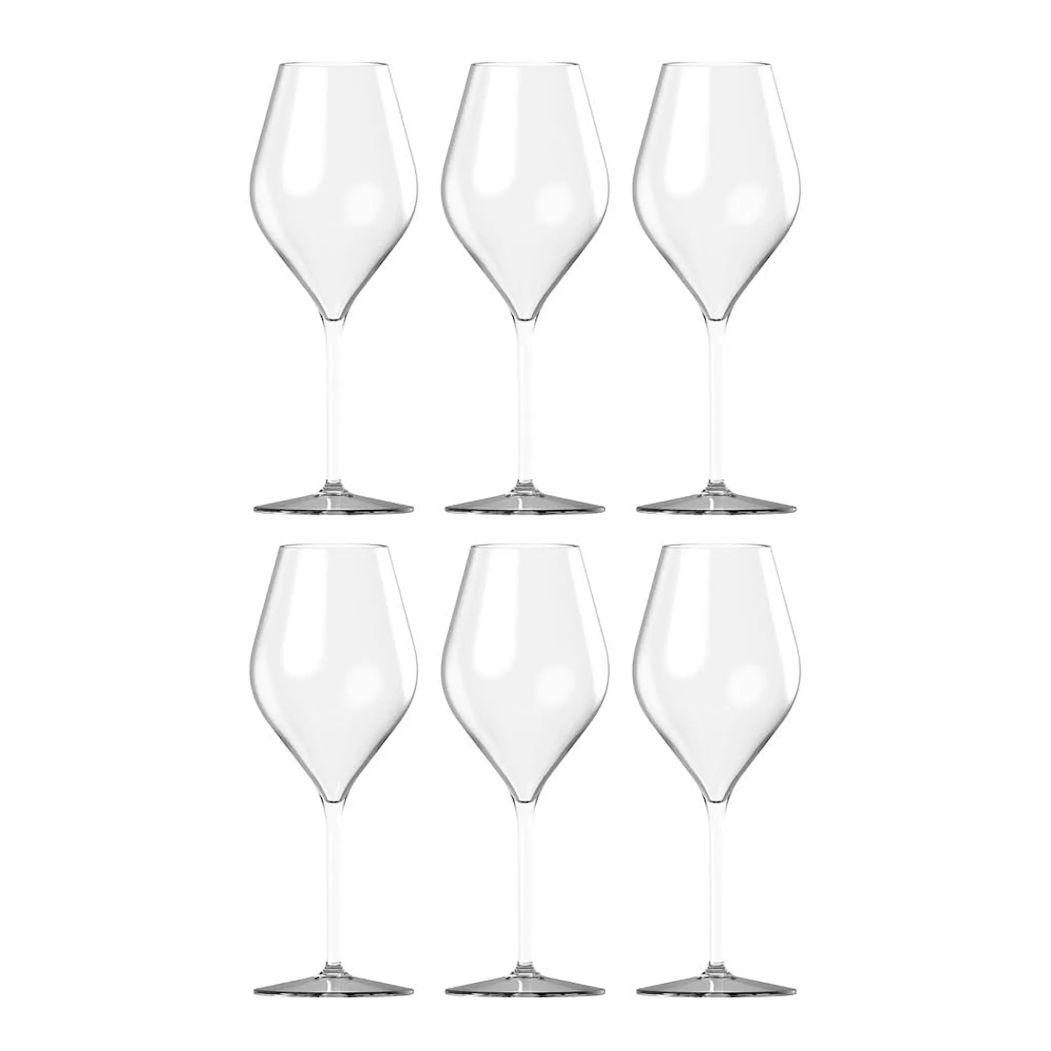 Quattro Supreme champagneglass 38 cl 6 stk tritanplast