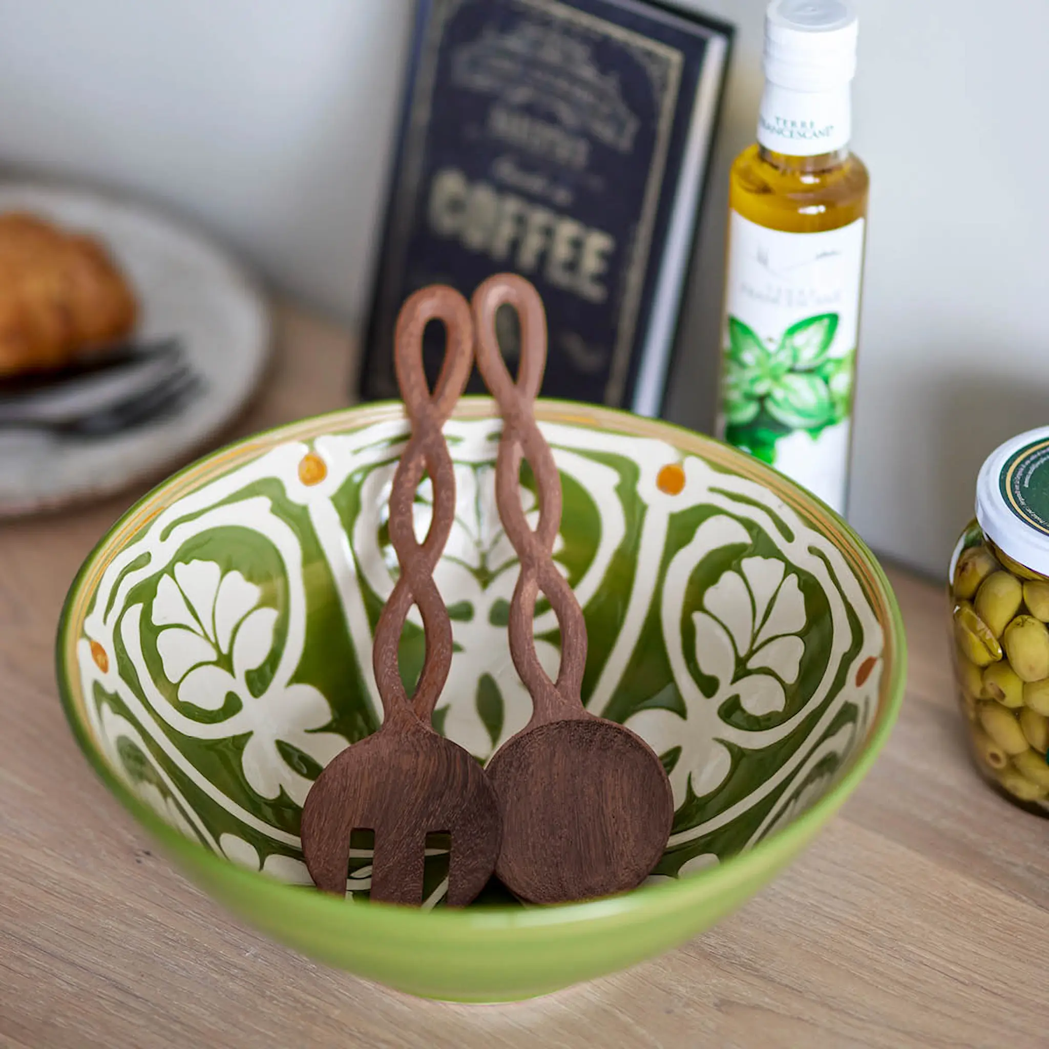 Bloomingville Pinar Salaattiottimet 24x7,5 cm 2 kpl Akaasia