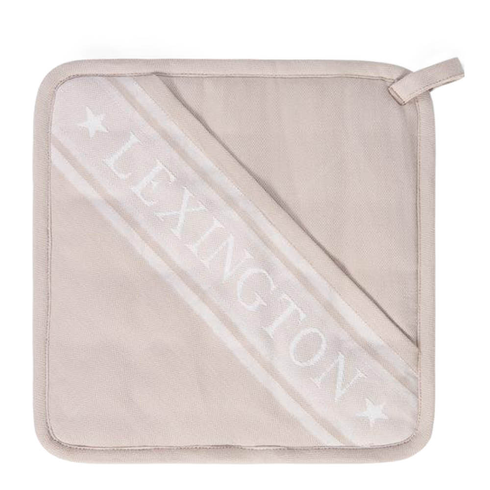 Lexington Icons grytlapp stjärna 25×25 cm beige/vit