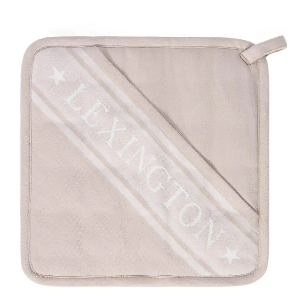 Icons gryteholder stjerne 25x25 cm beige/hvit
