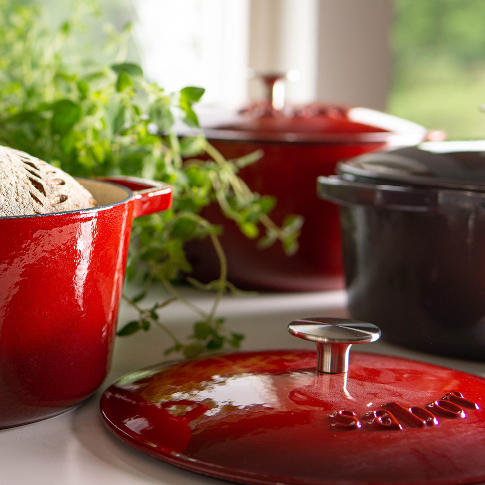 Sabor Gjutjärnsgryta 6,7 L röd