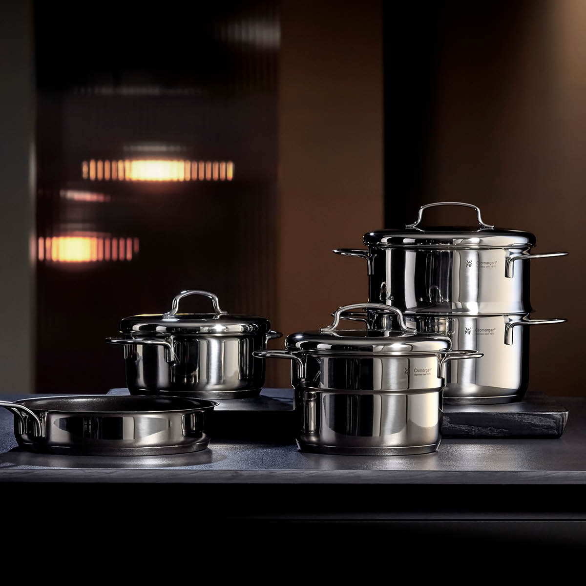 WMF Mini lav kasserolle med lokk 16 cm