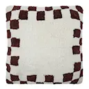 Chess kuddfodral 50x50 cm brun/offwhite