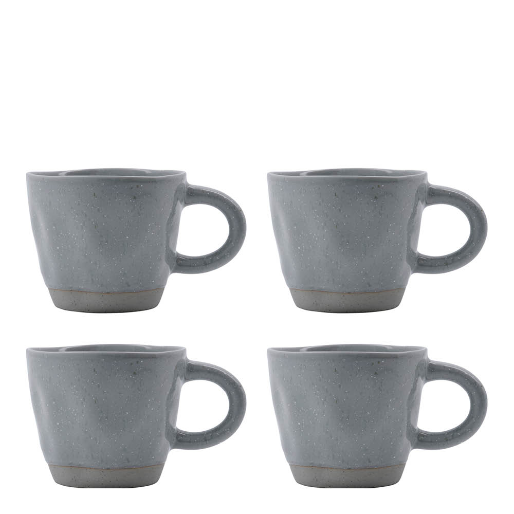 House Doctor Vida mugg 29 cl 4-pack ljusblå