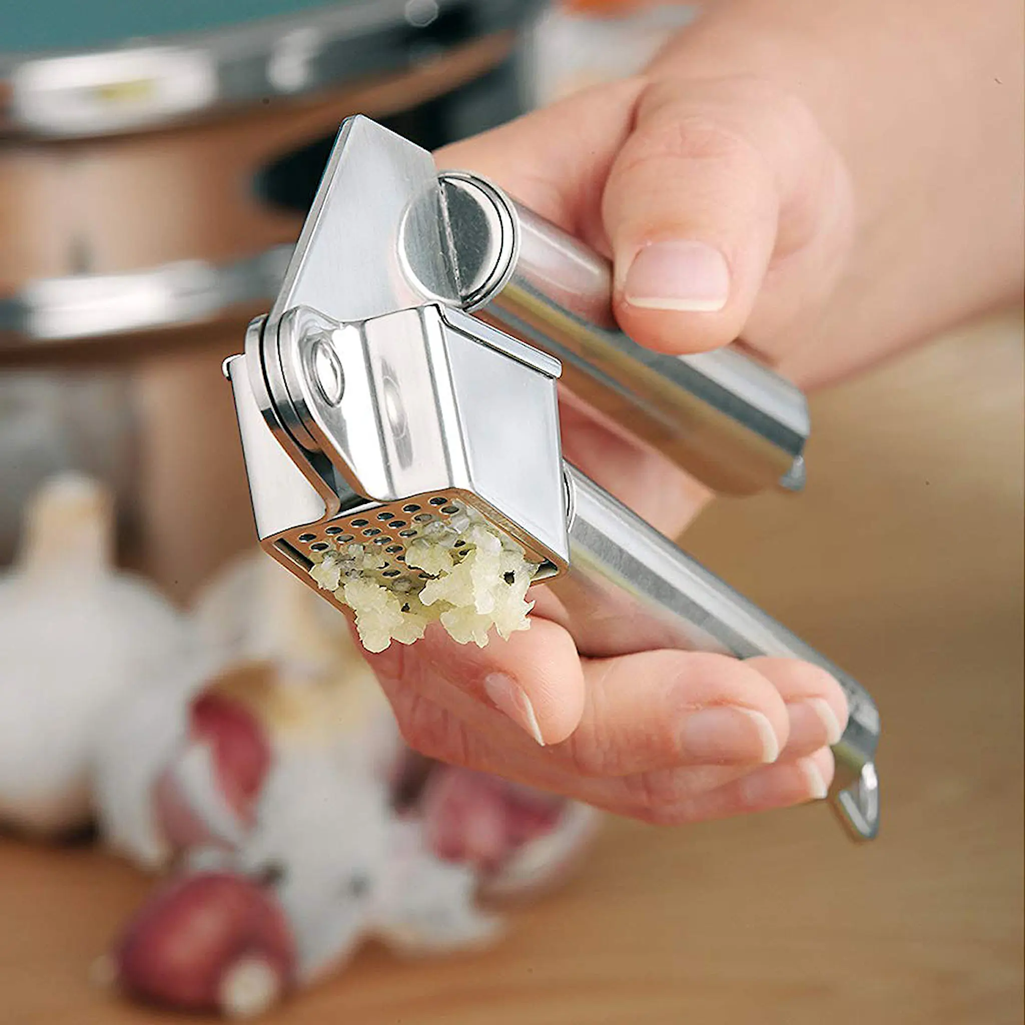 WMF Profi Plus Valkosipulipuristin 17,5 cm Ruostumaton