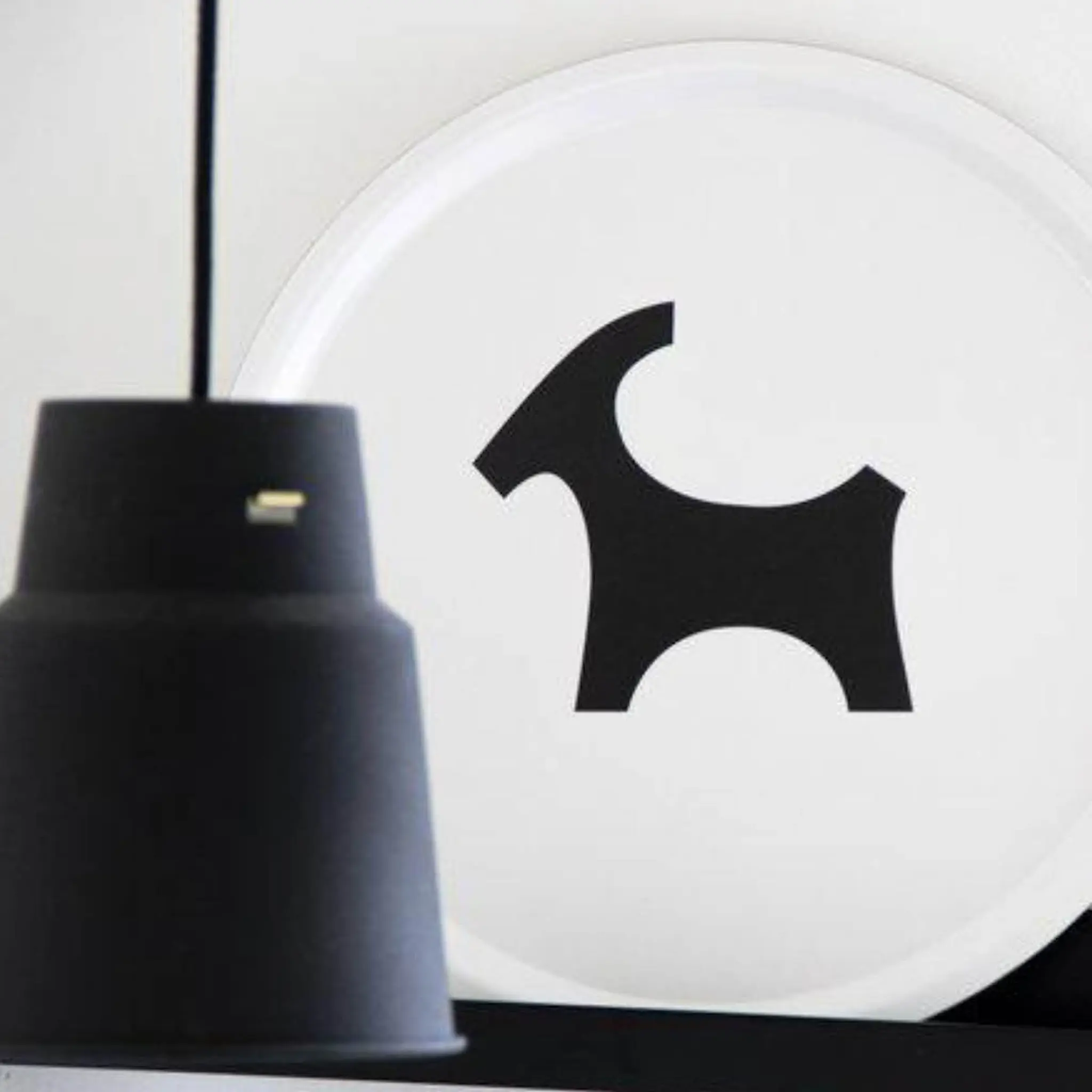 Rotor Design Rund bricka 38 cm bock vit