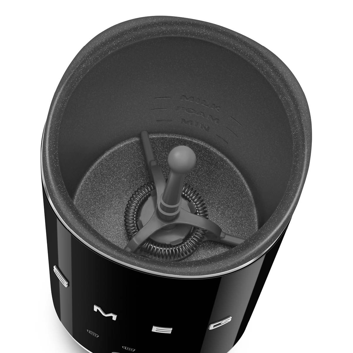 Smeg Smeg mini-mjölkskummare MFF02 180 ml svart