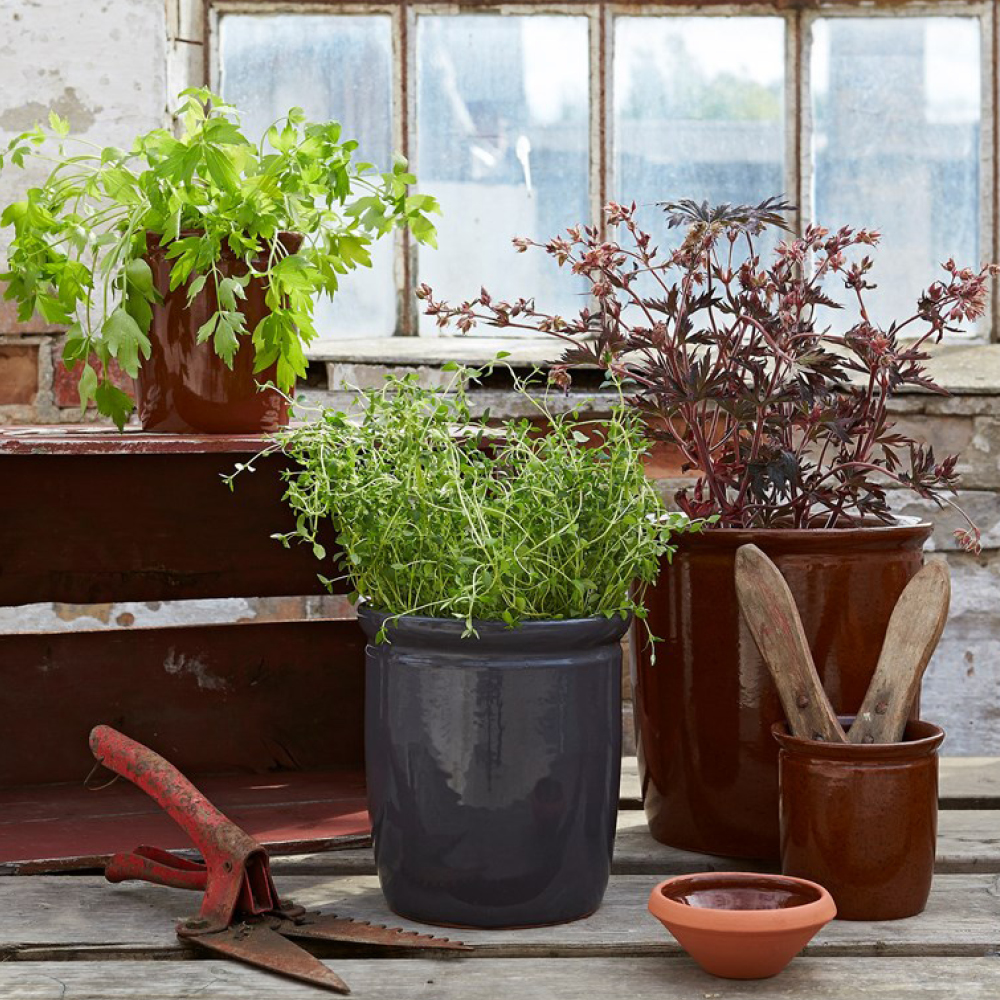 Knabstrup Keramik Knabstrup Syltkruka 1 L Terracotta