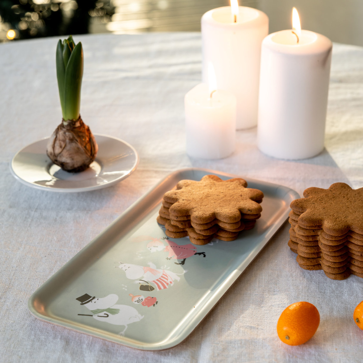 Muurla Mummi brett 27x13 cm festlig stemning