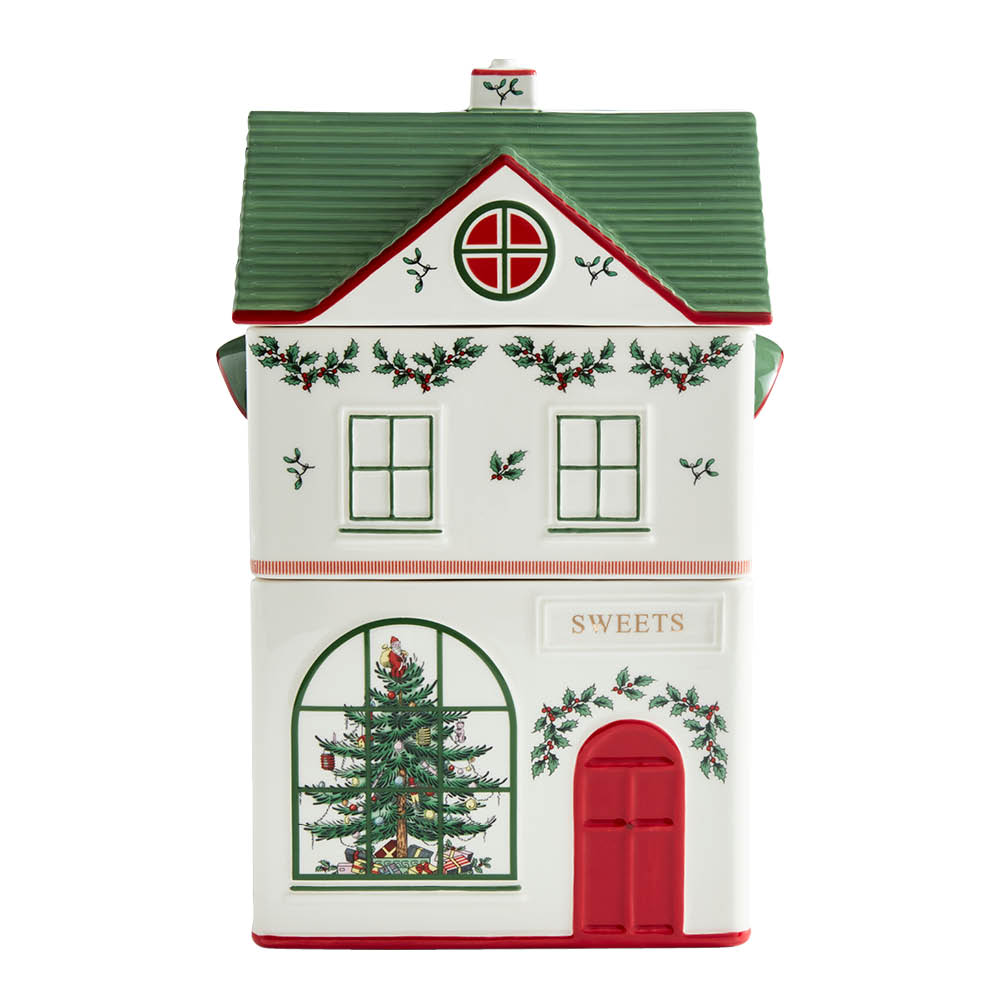 Spode - Christmas Village Pinottava purkki