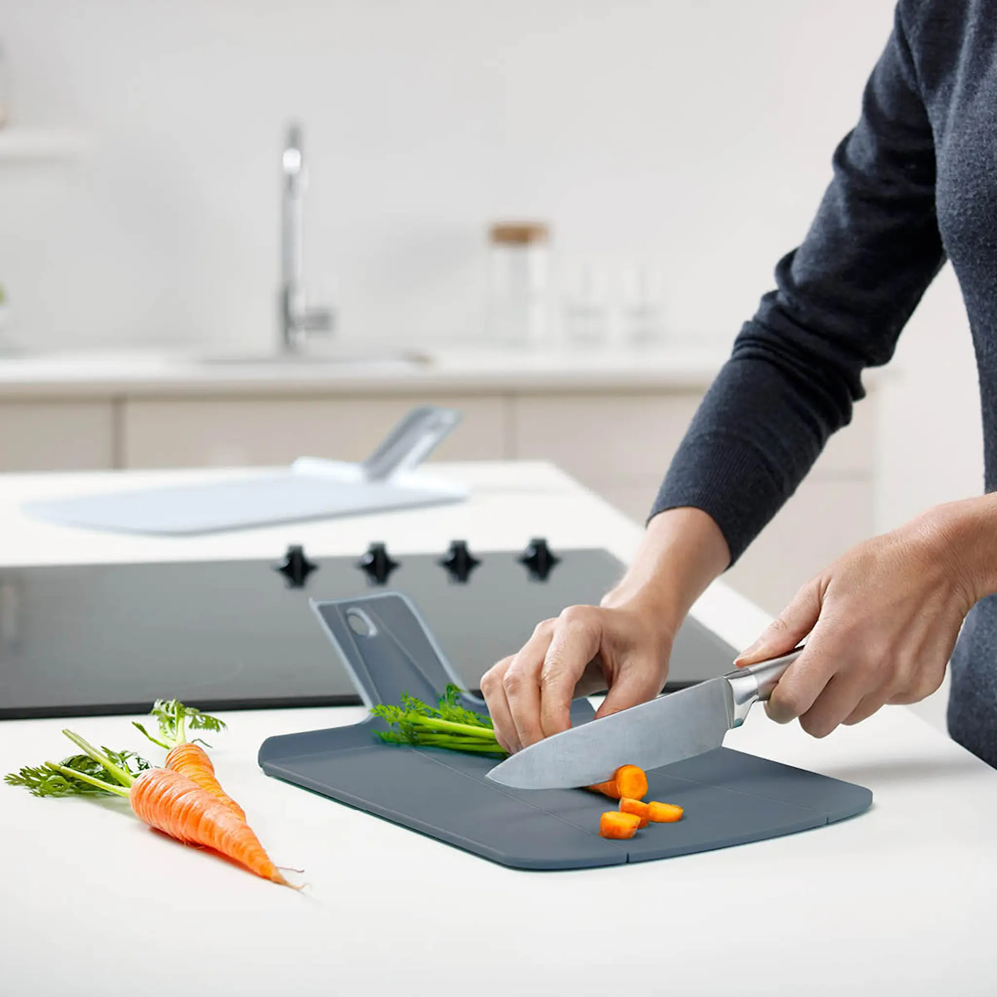 Joseph Joseph Chop2Pot Skärbräda 2-Pack Blåtoner
