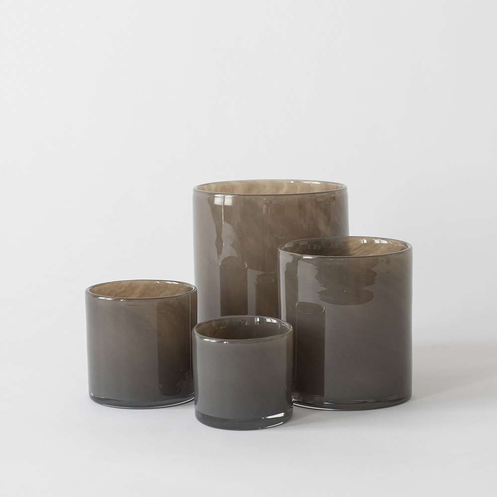 Tell Me More Lyric lyslykt 12x14 cm taupe