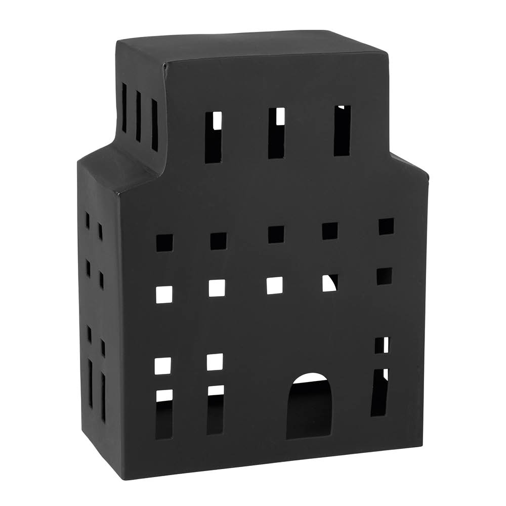 Villeroy & Boch Christmas Chic ljuslykta 20 cm svart