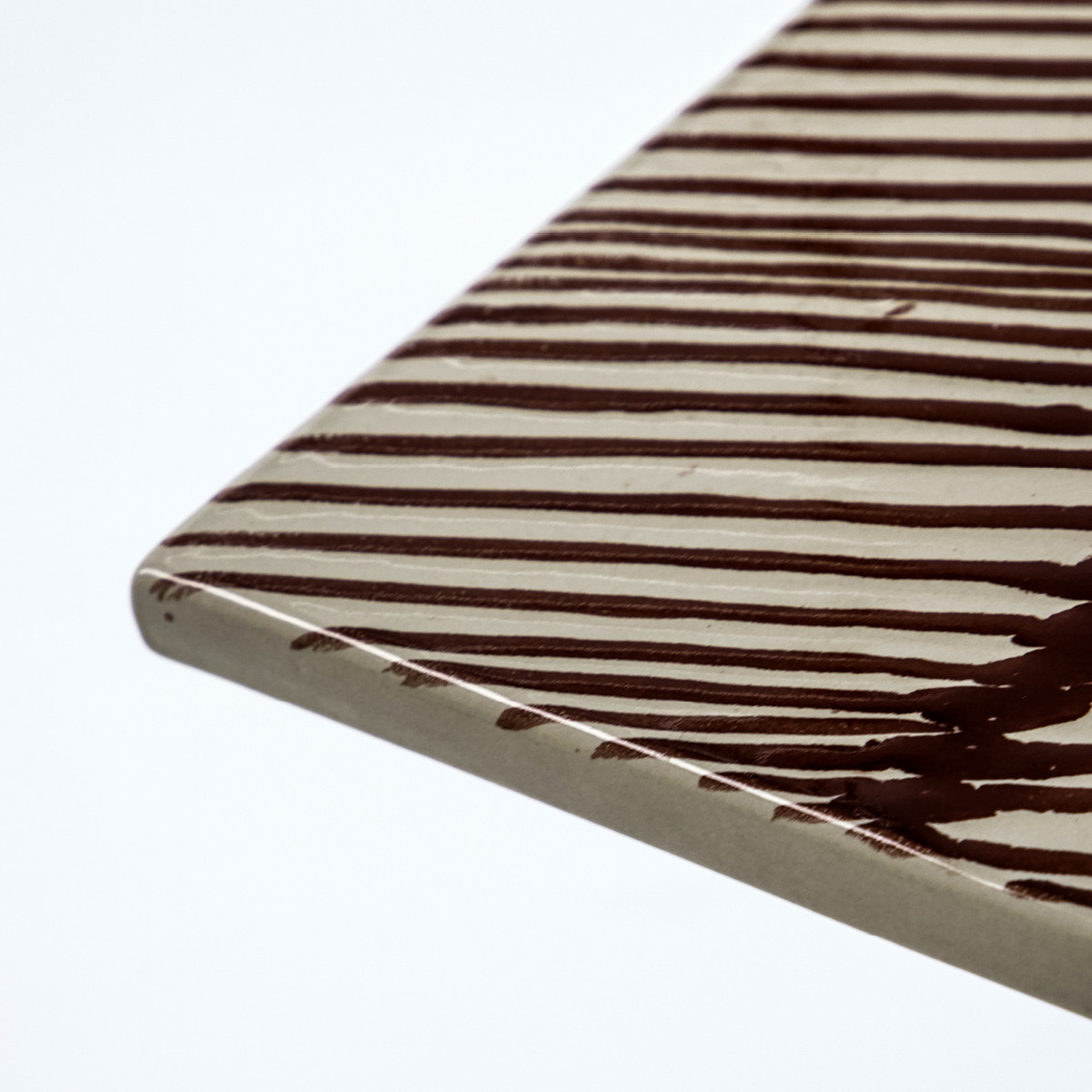 House Doctor Diva serveringsfat / assiett 26x12 cm 2-pack brun