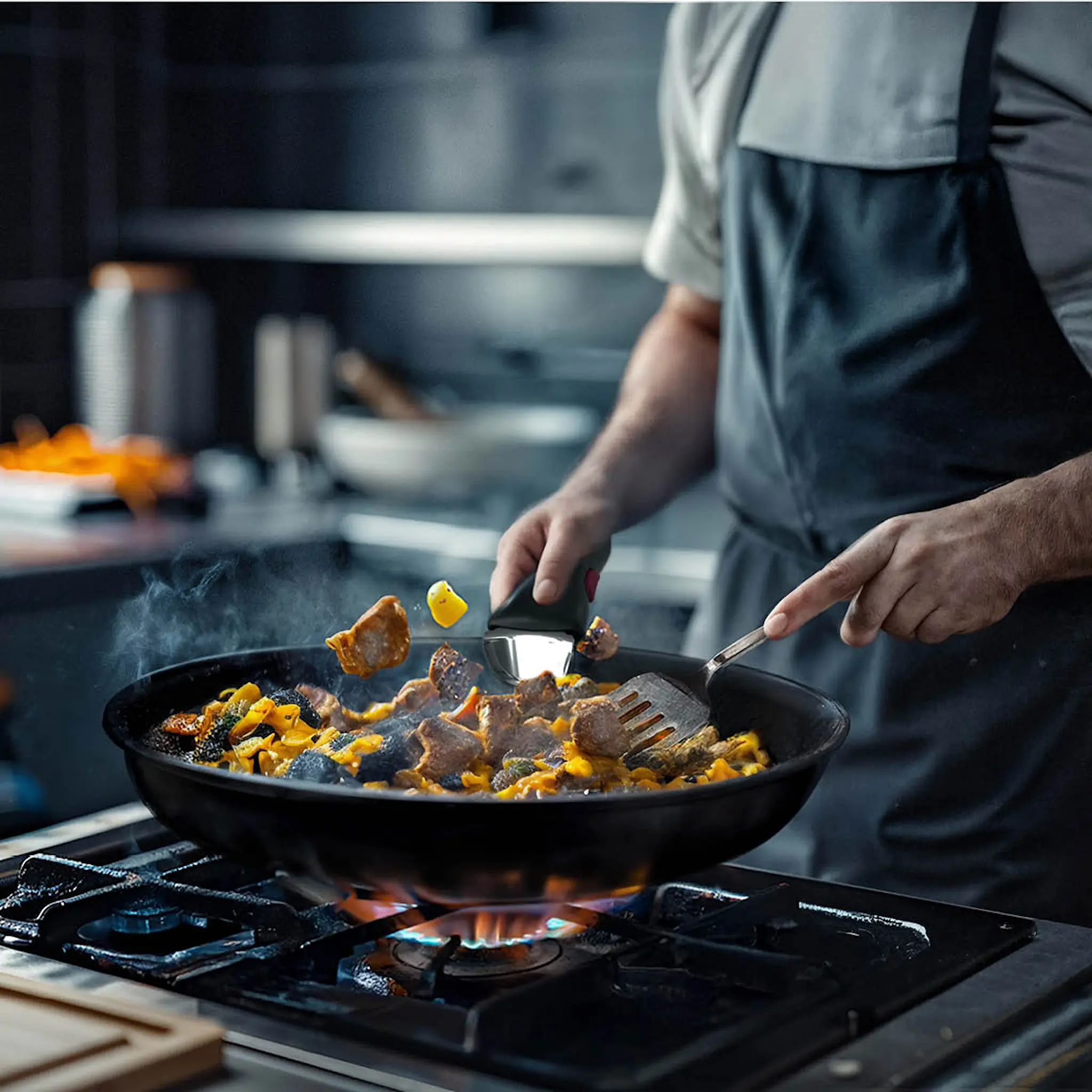 Tefal Ingenio Excellence Ceramic stekepannesett 3 deler keramisk