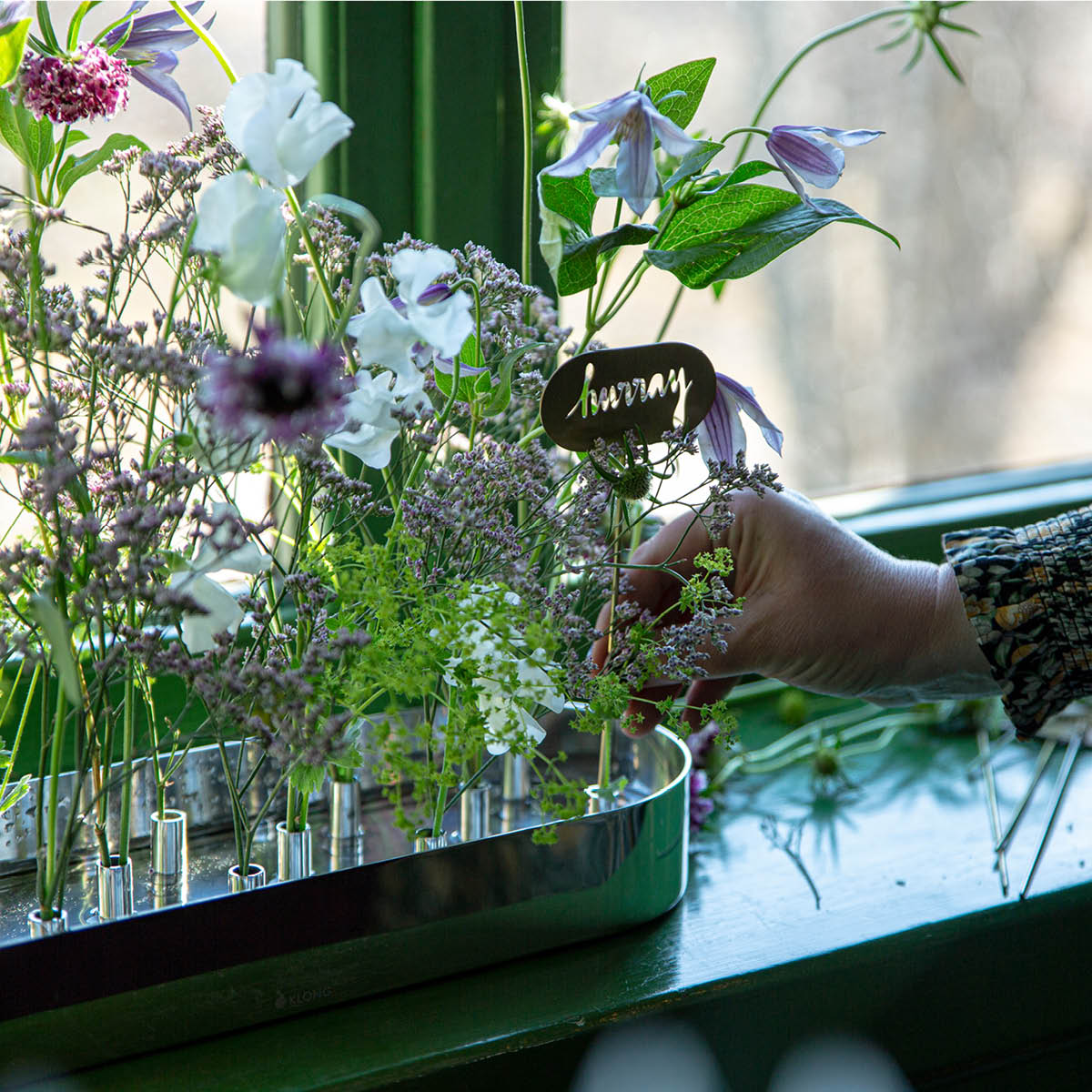 Klong Jubel vase 45 cm stål