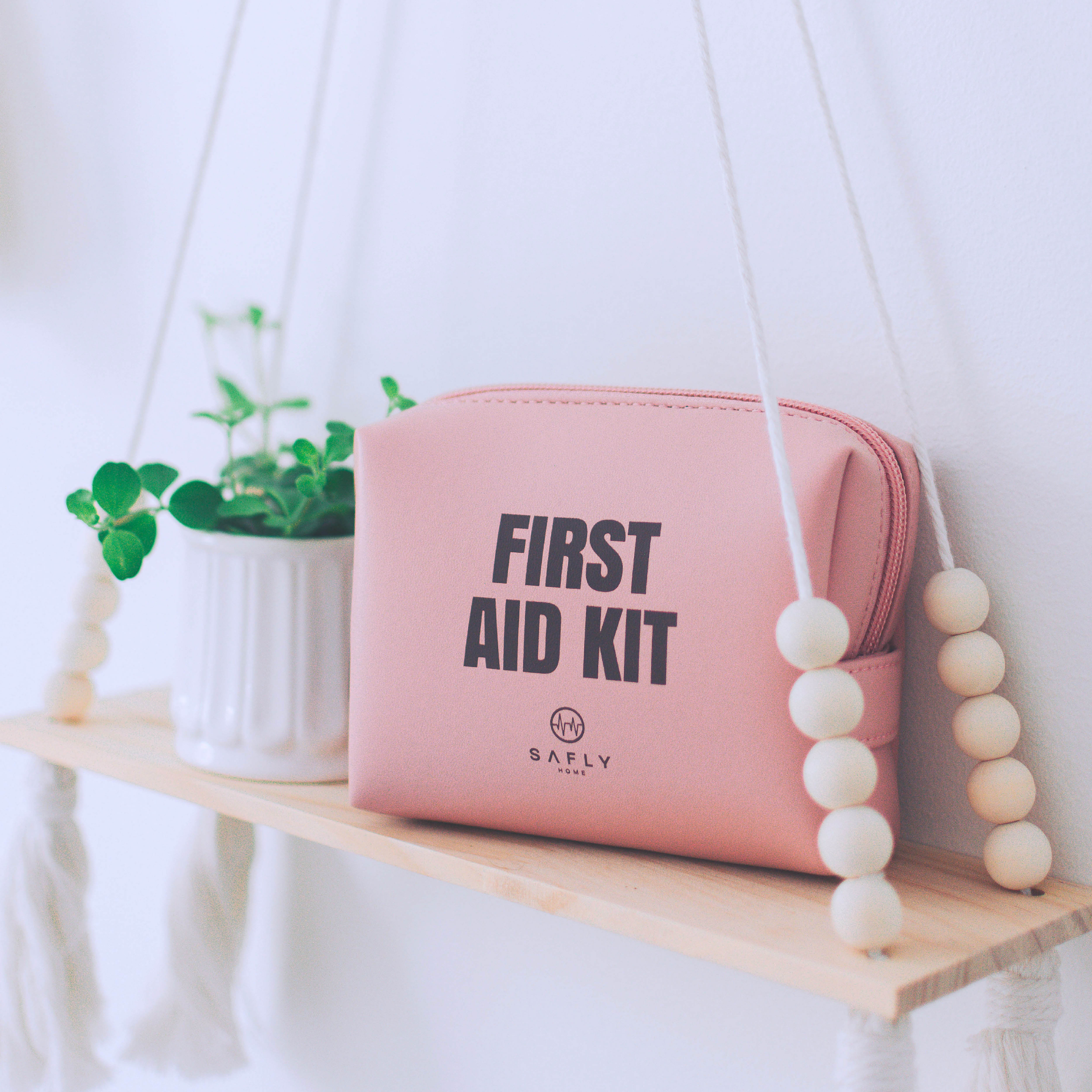 Safly Førstehjelpsskrin mykt dusty pink