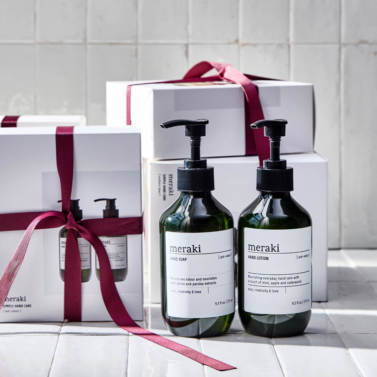 Meraki Lahjapakkaus Käsienhoito 275 ml anti-odour