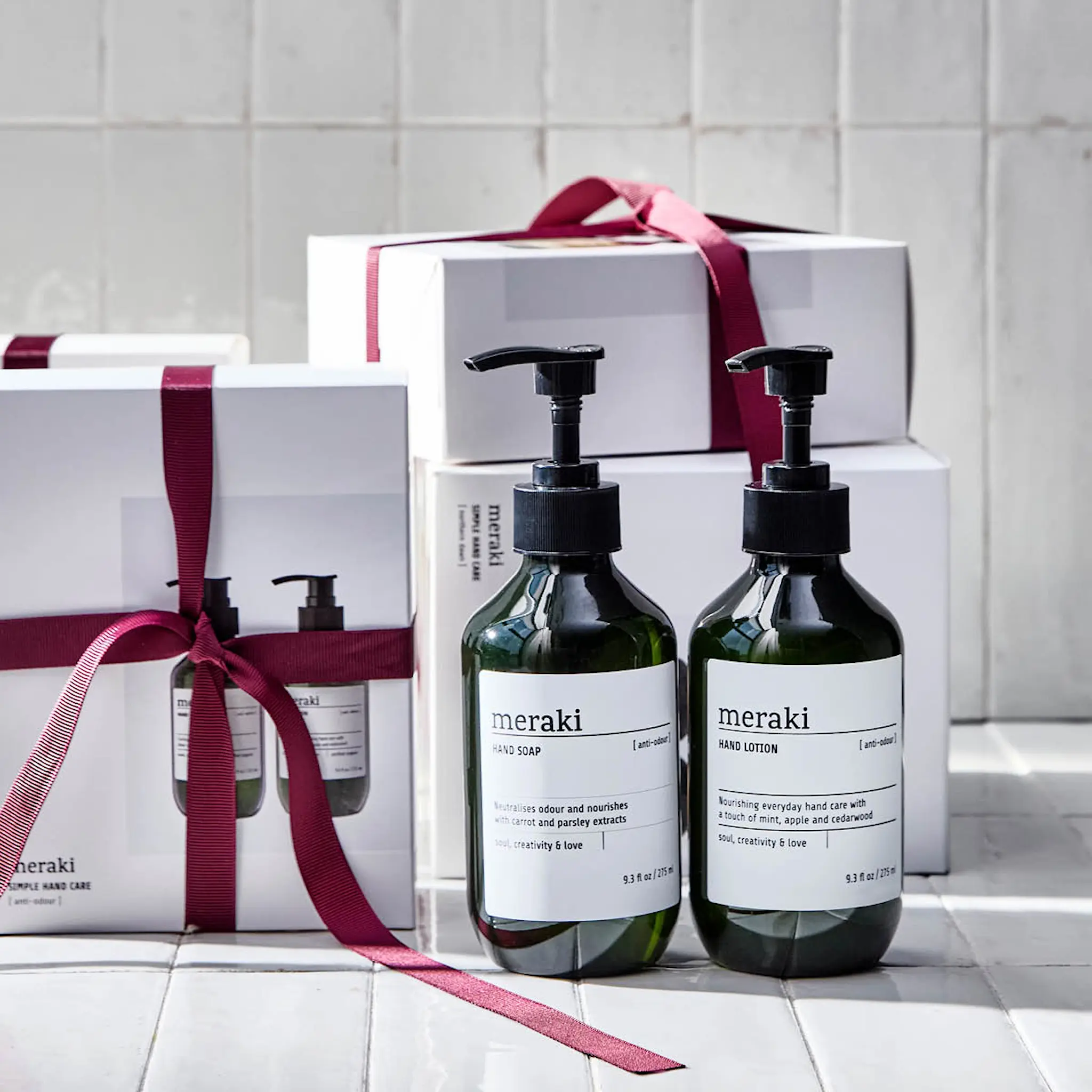 Meraki Lahjapakkaus Käsienhoito 275 ml anti-odour