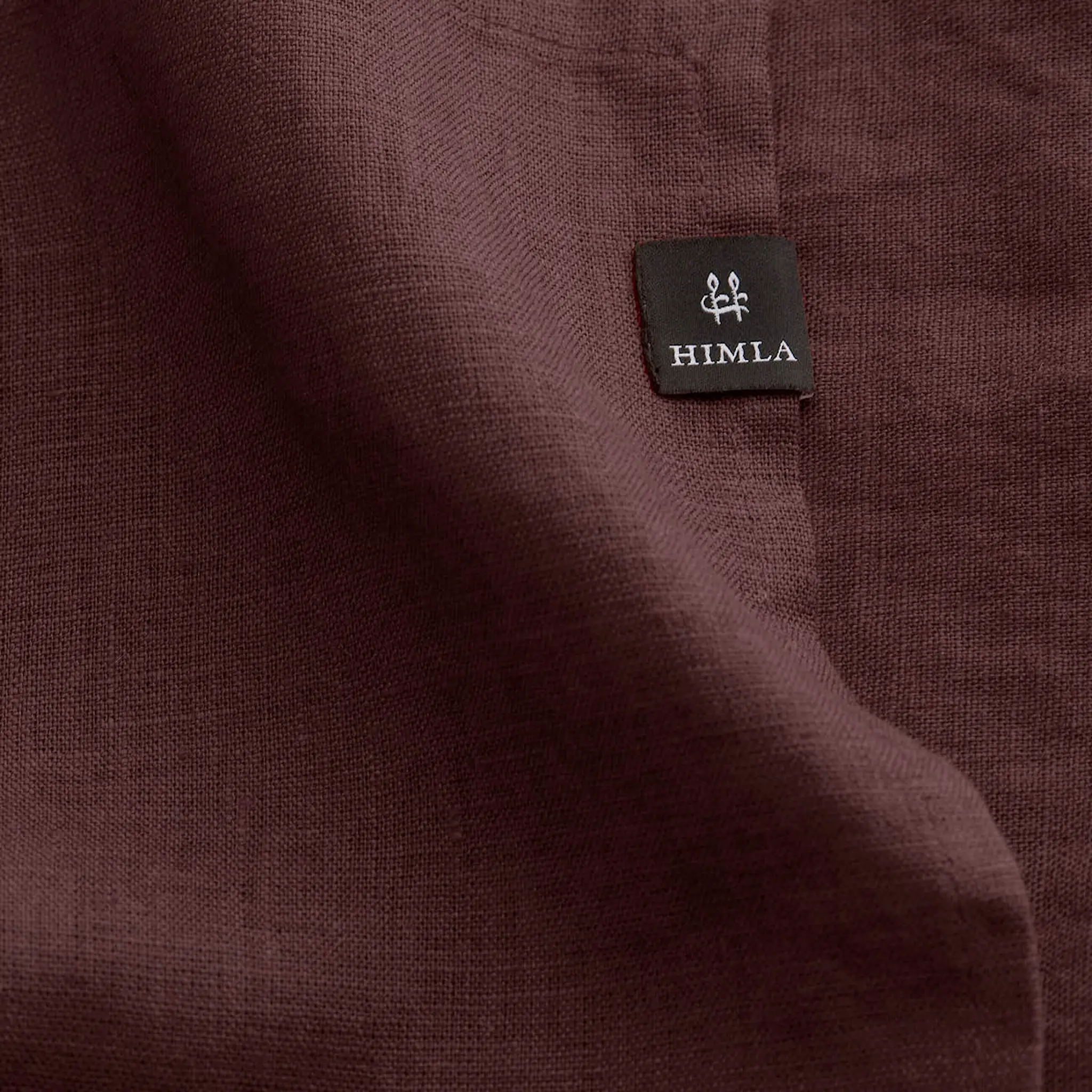 Himla Sunshine kökshandduk linne 50x70 cm burgundy