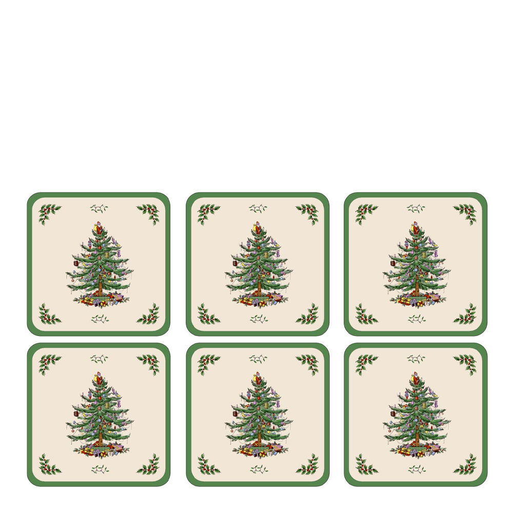 Pimpernel - Christmas Tree Lasinalunen 6 kpl