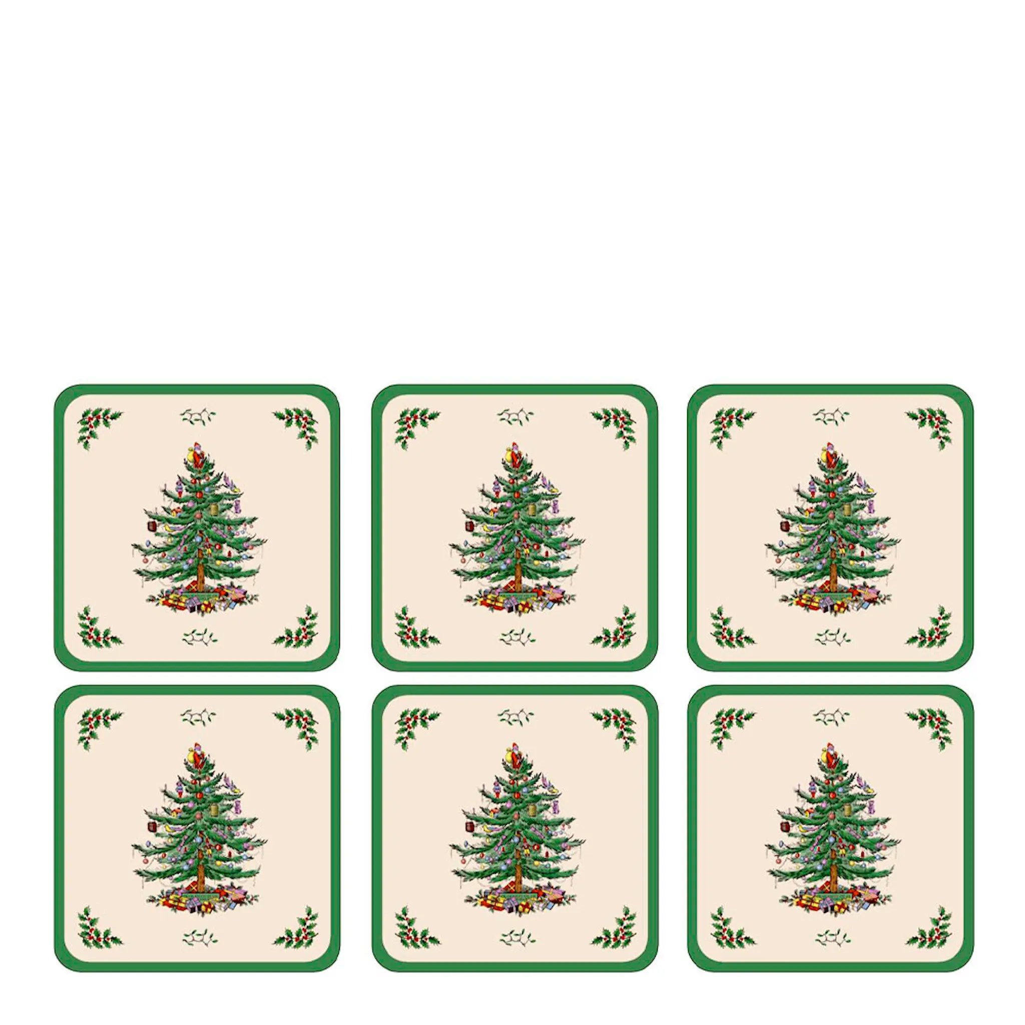 Pimpernel Christmas Tree Glasunderlägg 6-pack