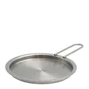 Platt lock 16 cm rostfritt stål