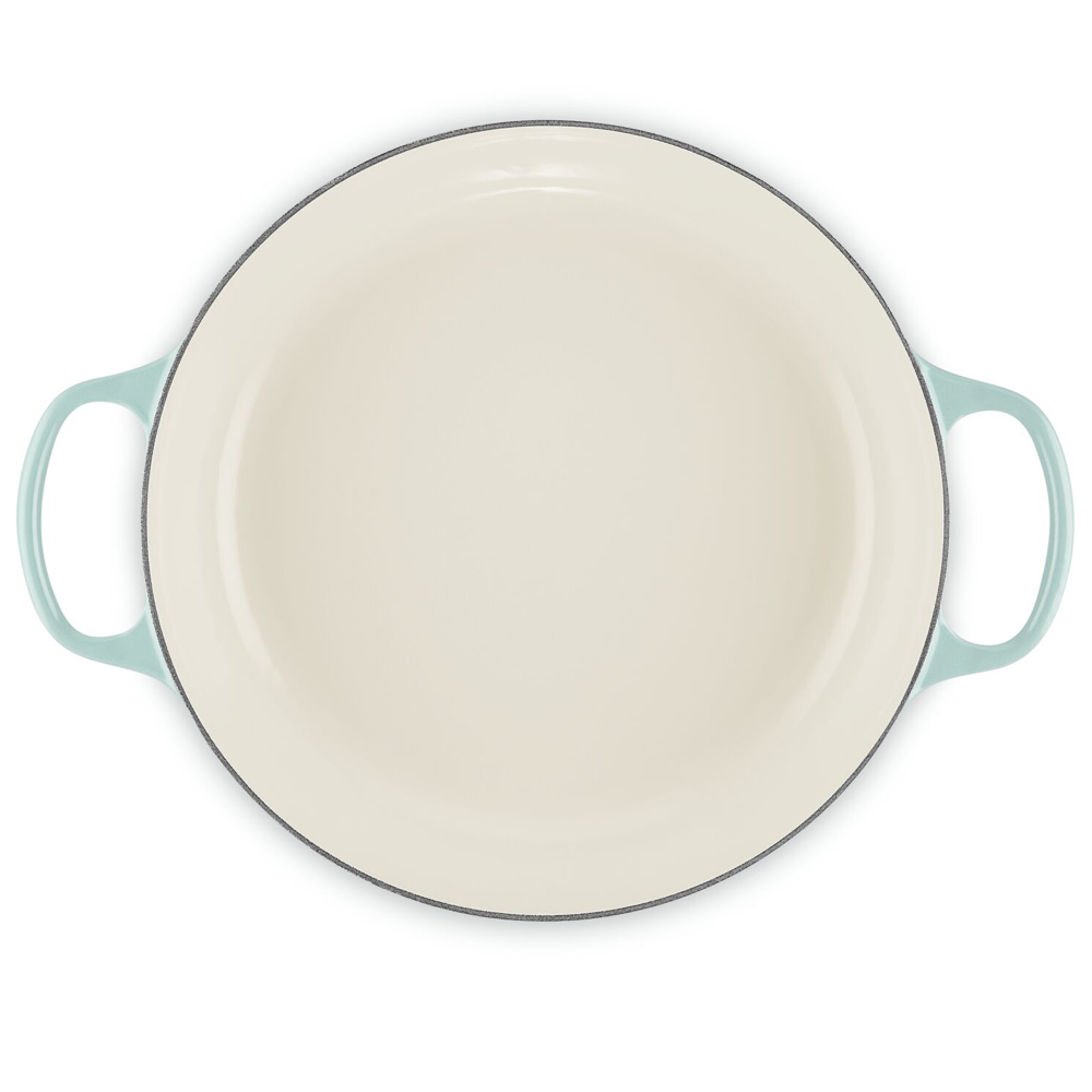 Le Creuset Signature støpejernsgryte buffet 30 cm 3,5L sea salt