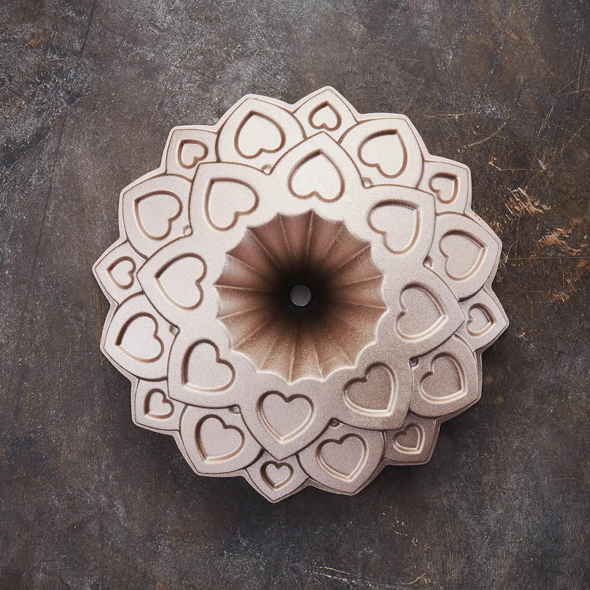 Birkmann Contoura bakform love 29 cm silver