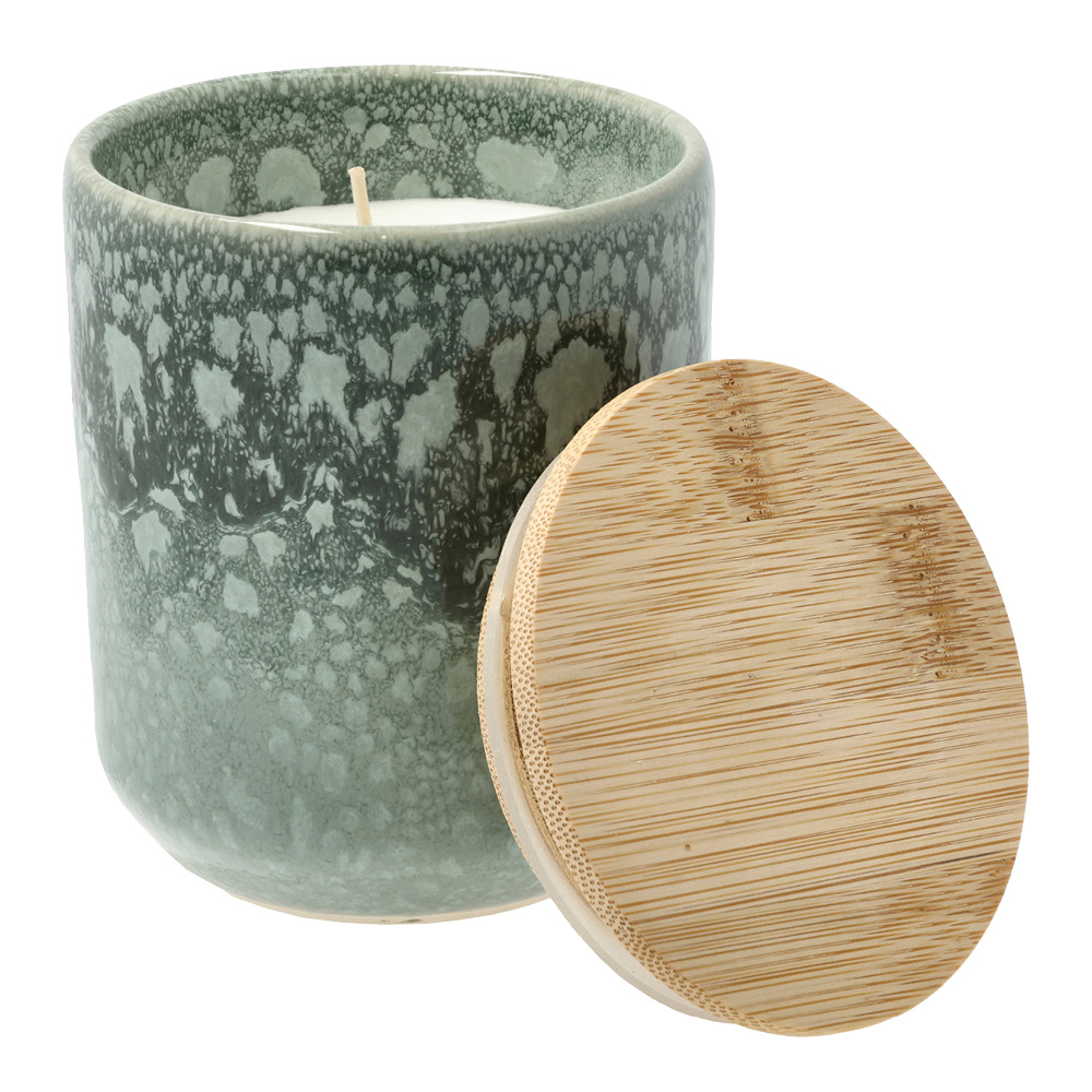 Villa Collection Iris Tuoksukynttilä 8x9,5 cm Vihreä