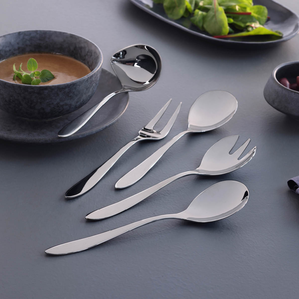 Hardanger bestikk Fjord Serveringsset 5 delar