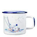 Mumin Emaljmugg Sailors 3,7 dl Vit