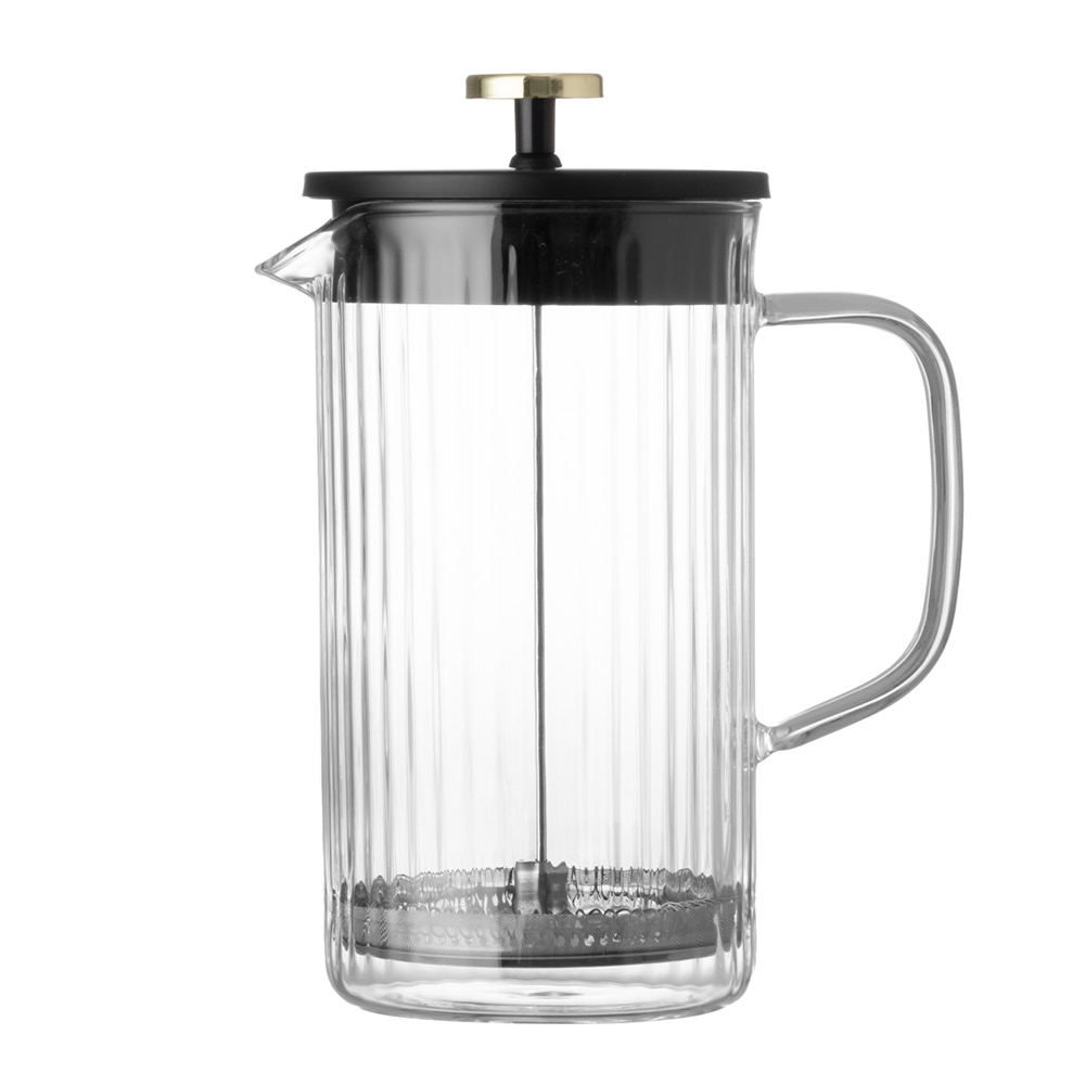 Maku Kitchen Life Maku Ranskalainen pressopannu uurretulla lasilla 1,0 L