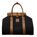 Canvas vedkorg 100×42 cm svart