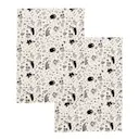 Mumin kökshandduk 50x70 cm 2-pack offwhite