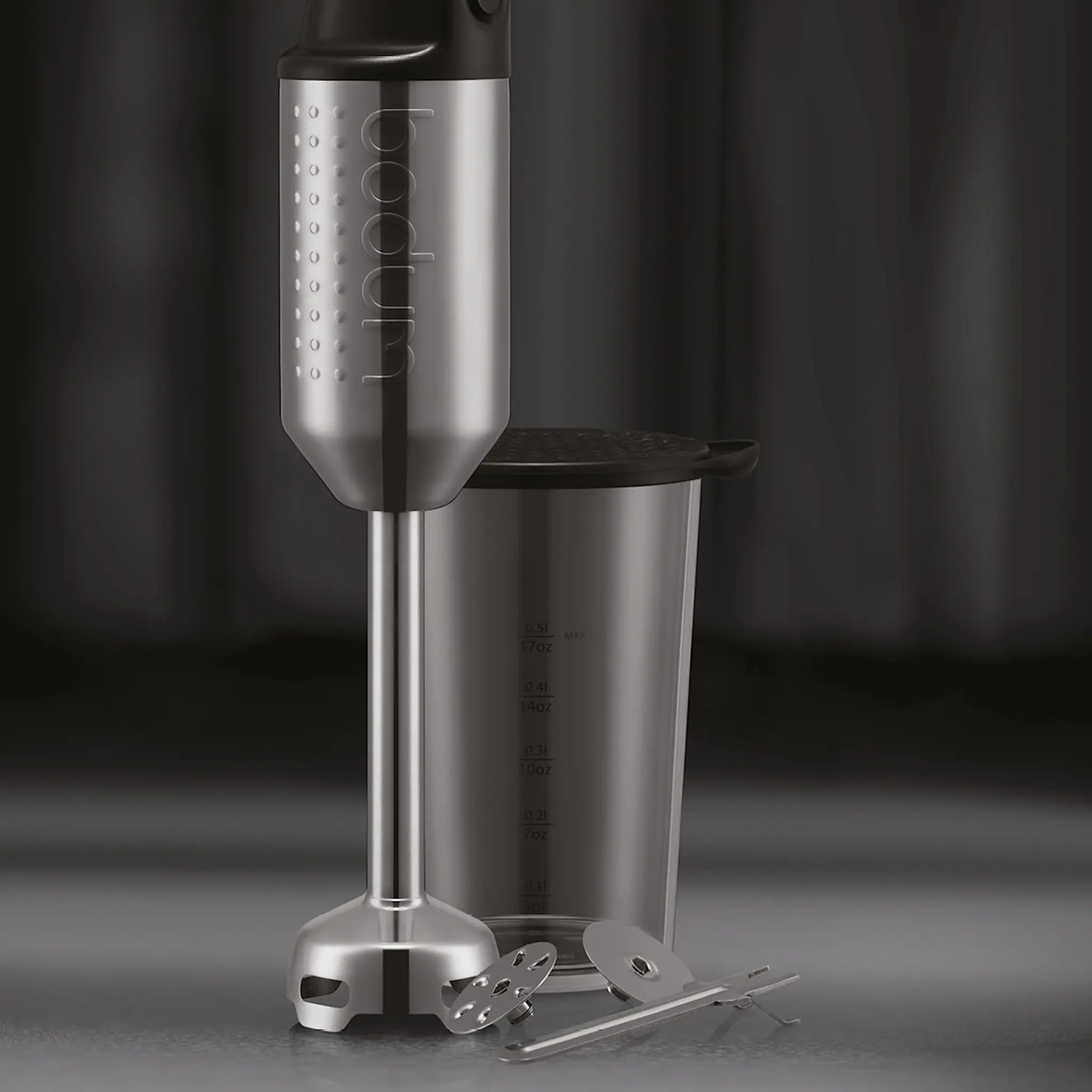 Bodum Bistro stavmikser m/tilbehør krom