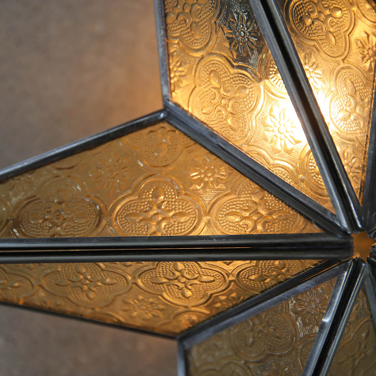 Markslöjd Ayla stjerne anheng 1 lys antikk tinn/brun