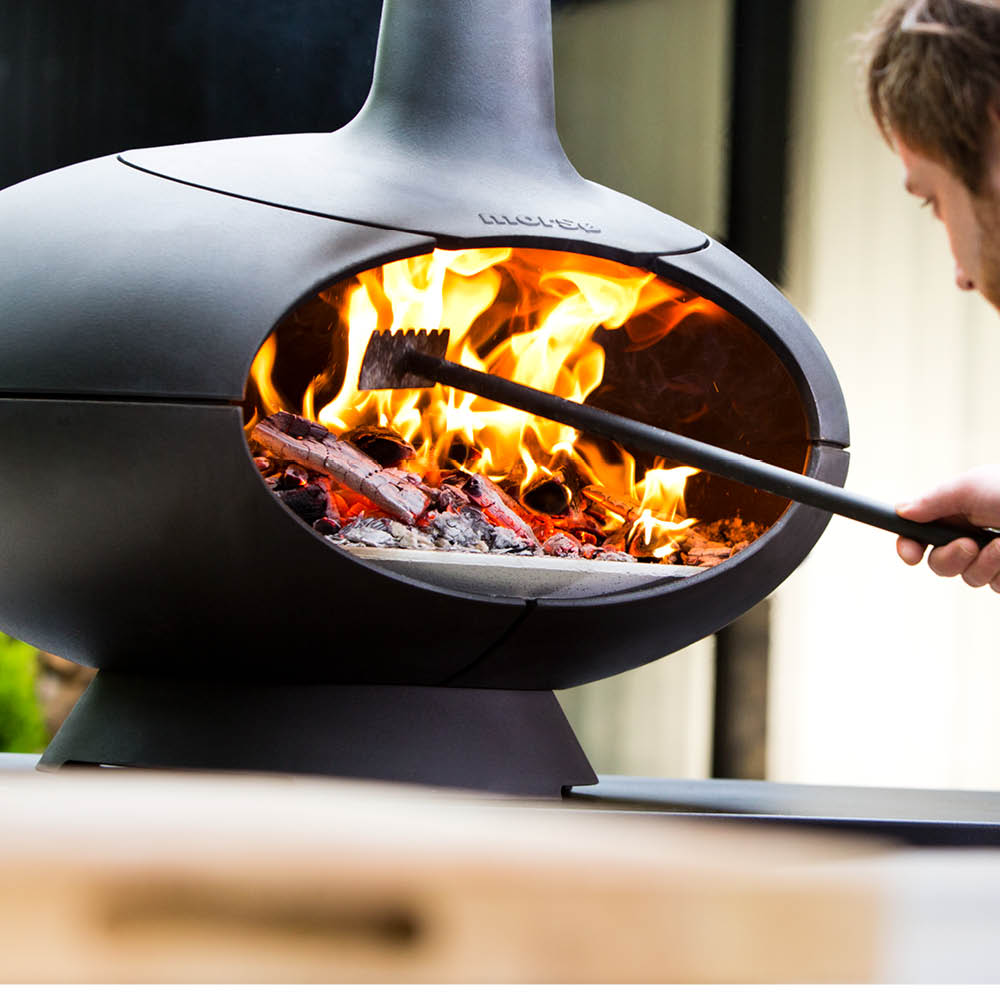 Morsö Tuhkakaavin puhallusputkella 50,5 cm Musta/Teräs