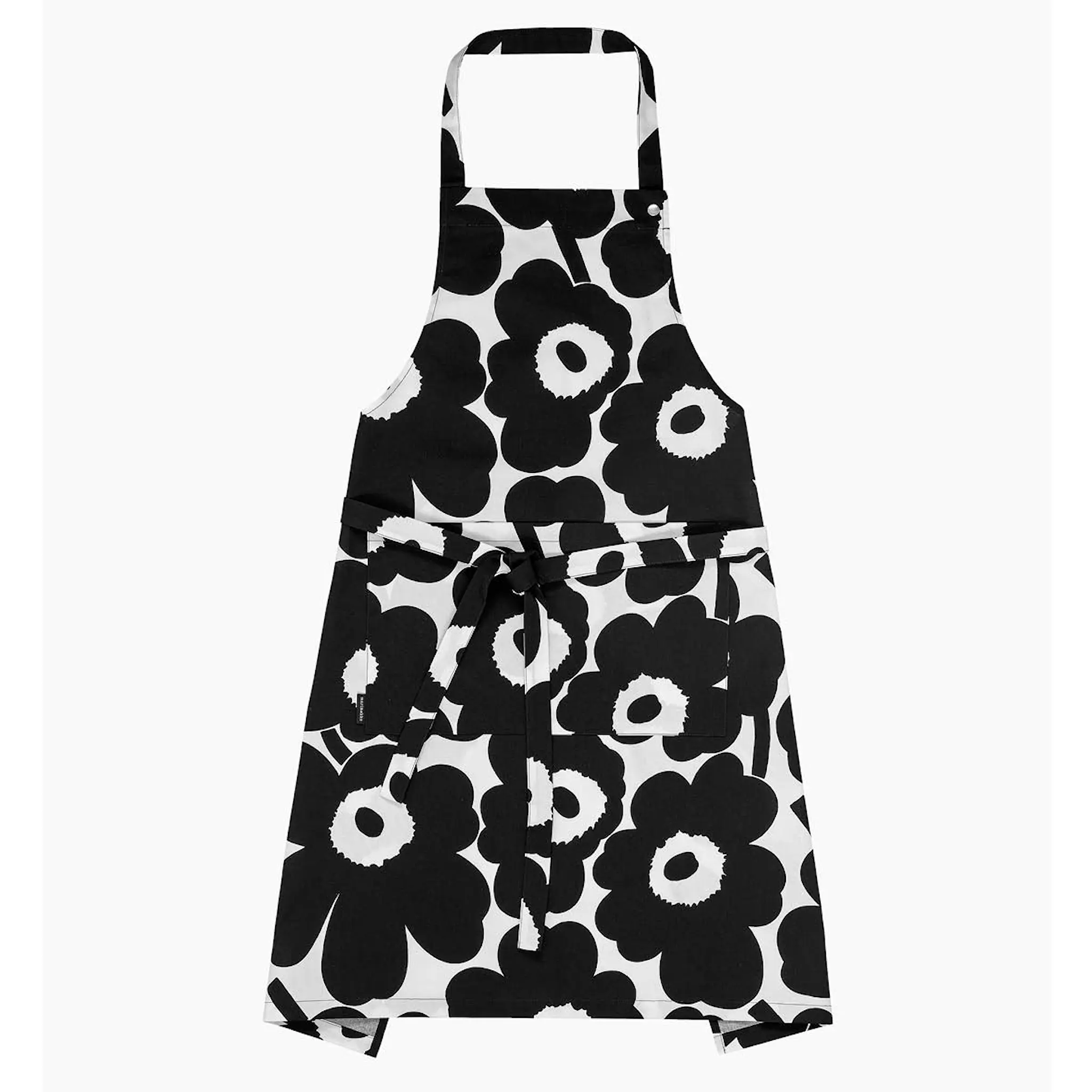 Marimekko Pieni Unikko Esiliina 84x85 cm Valkoinen/Musta