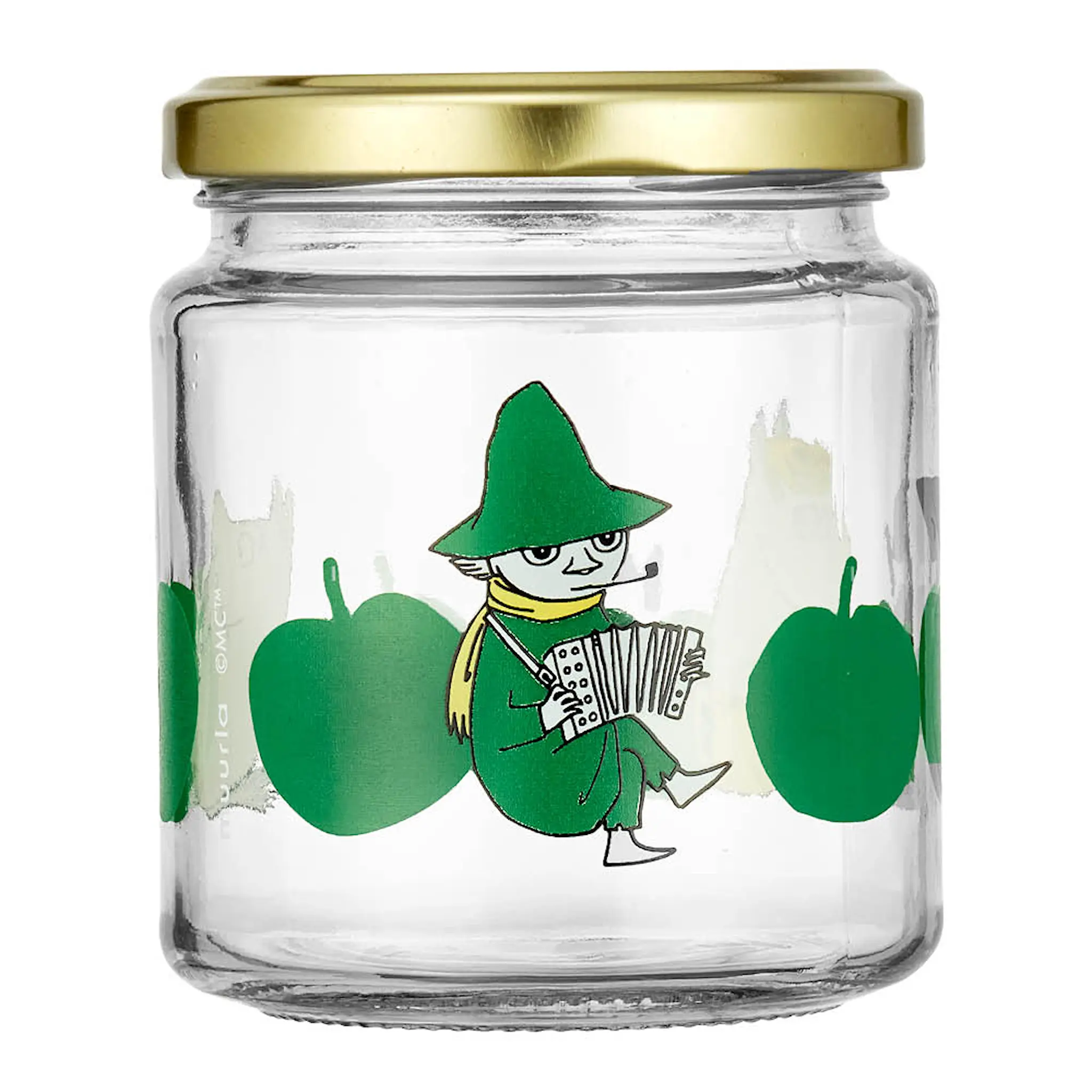 Muurla Mumin glasburk 0,5 L Glada Äpplen