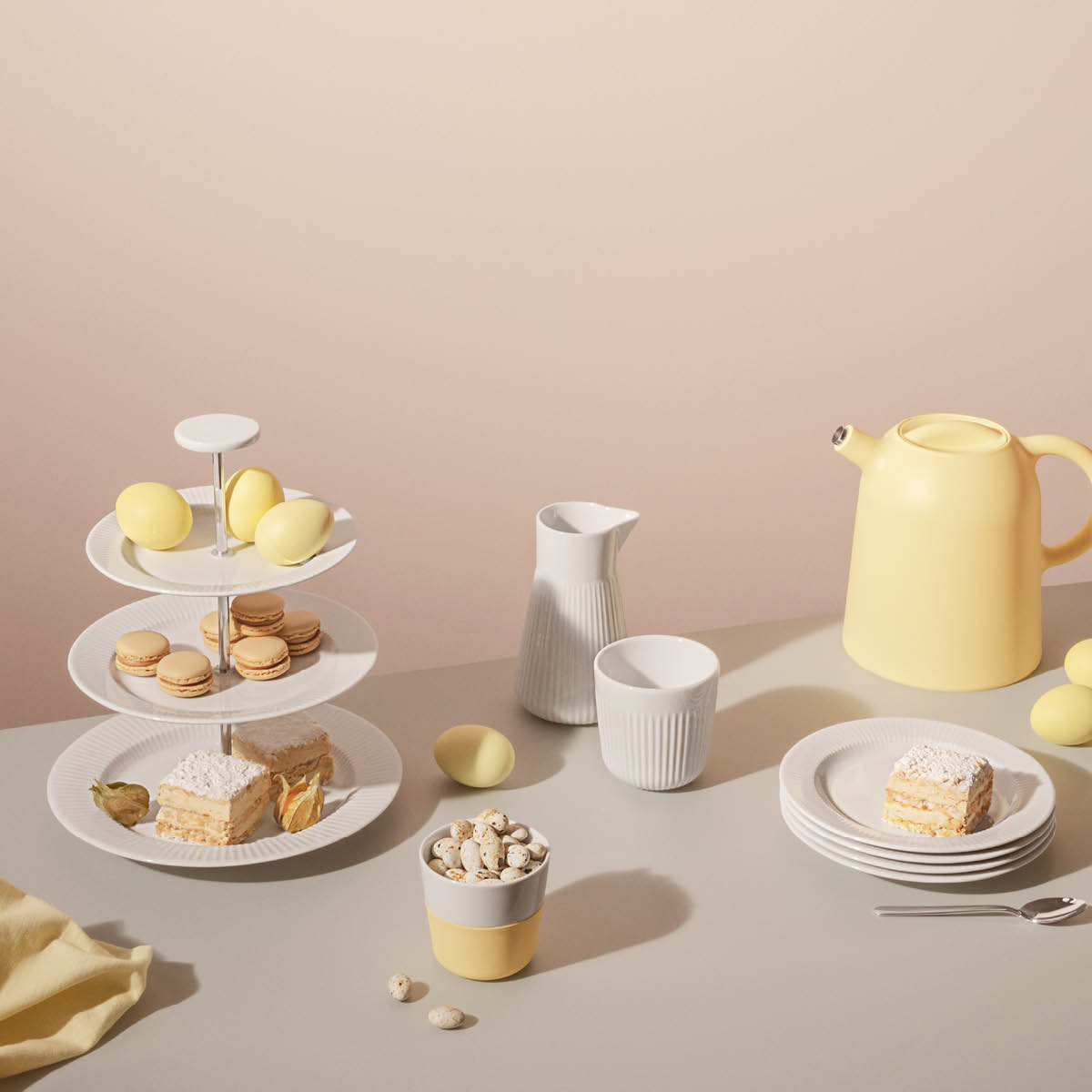 Eva Trio Legio Nova Våningsfat 25 cm vit