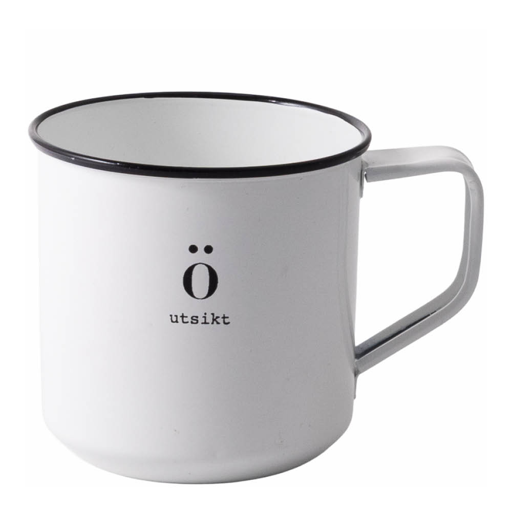 Sögne Home Emaljmugg 35 cl Utsikt