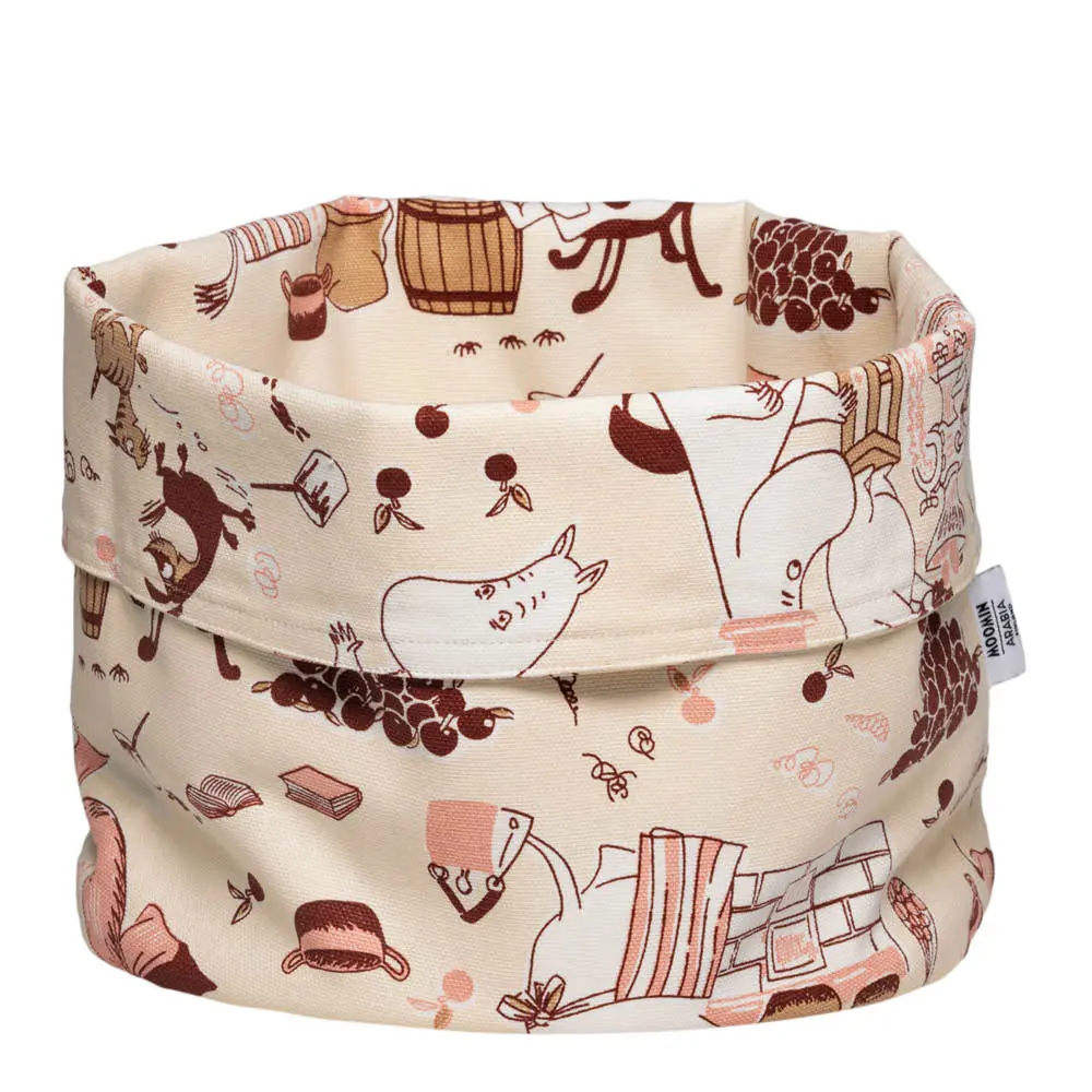 Mummi oppbevaringrkurv oval 26 cm Husarbeid