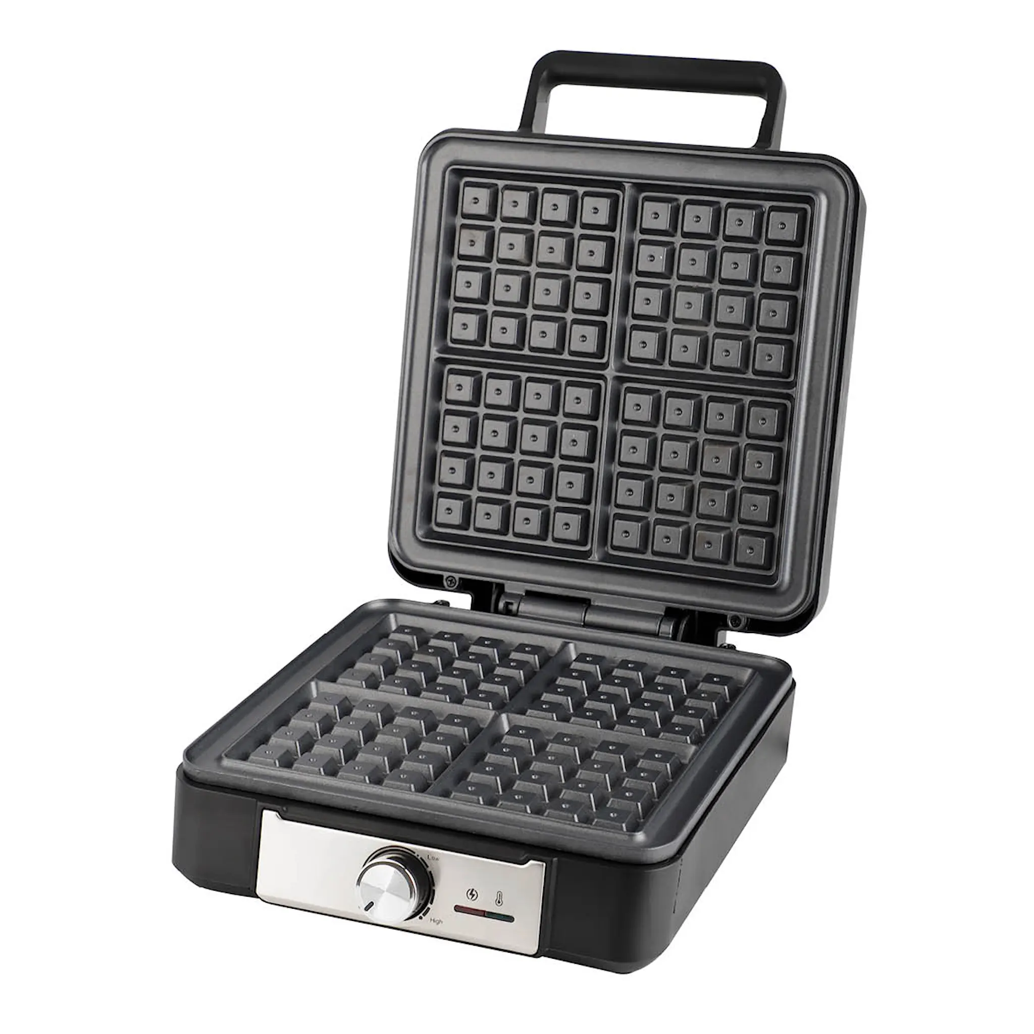 EMERIO Belgialainen Vohvelirauta 4 vohvelia 1200 W Ruostumaton teräs