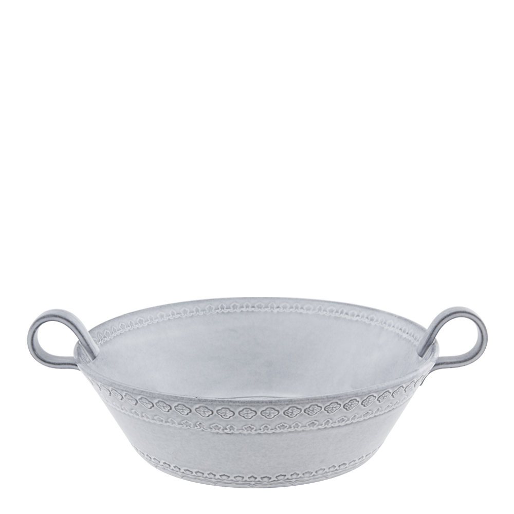Bordallo Pinheiro - Rua Nova Kulho 29 cm Antiikinvalkoinen