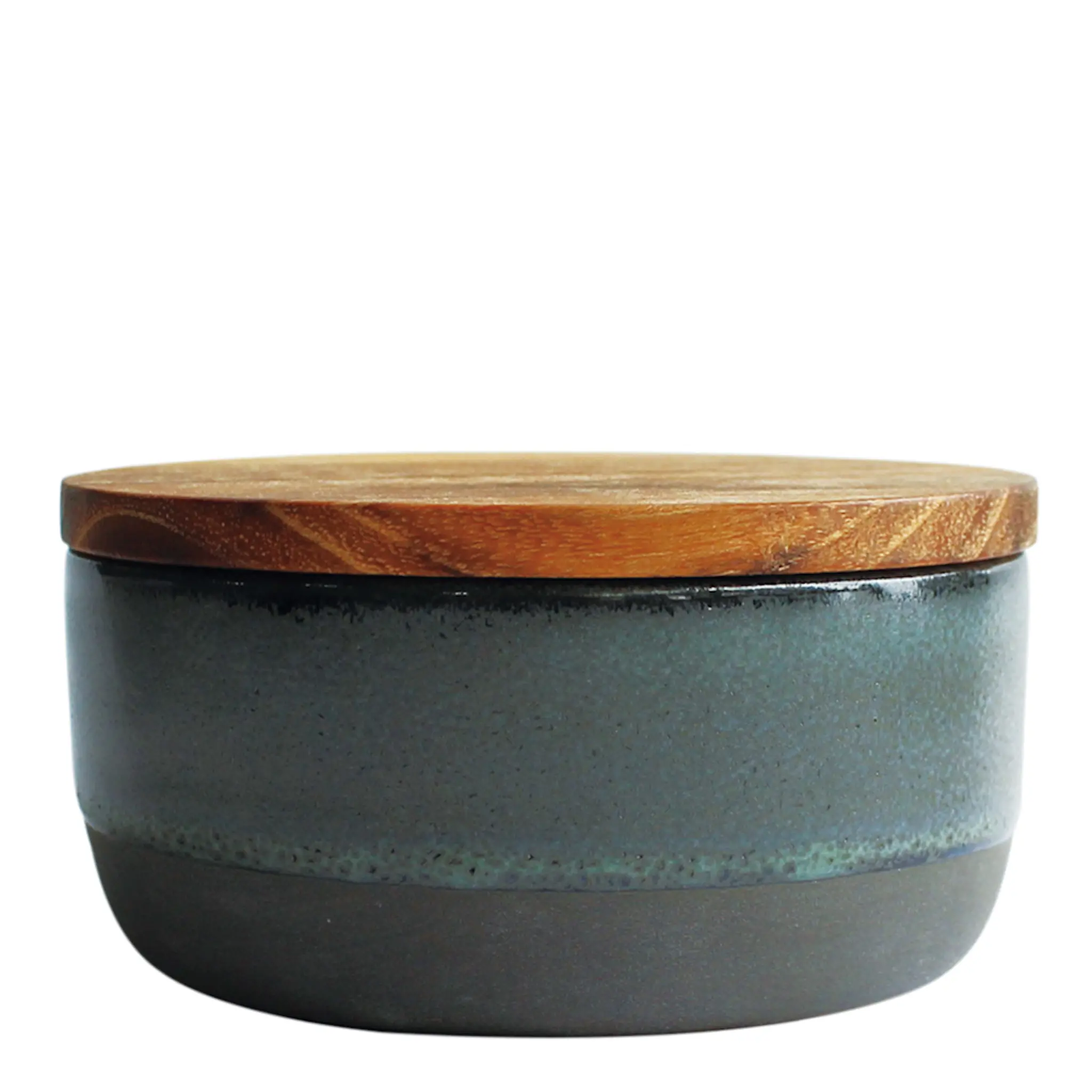 Aida Raw Skål med Lock + Sked 9,5 cm Northern Green